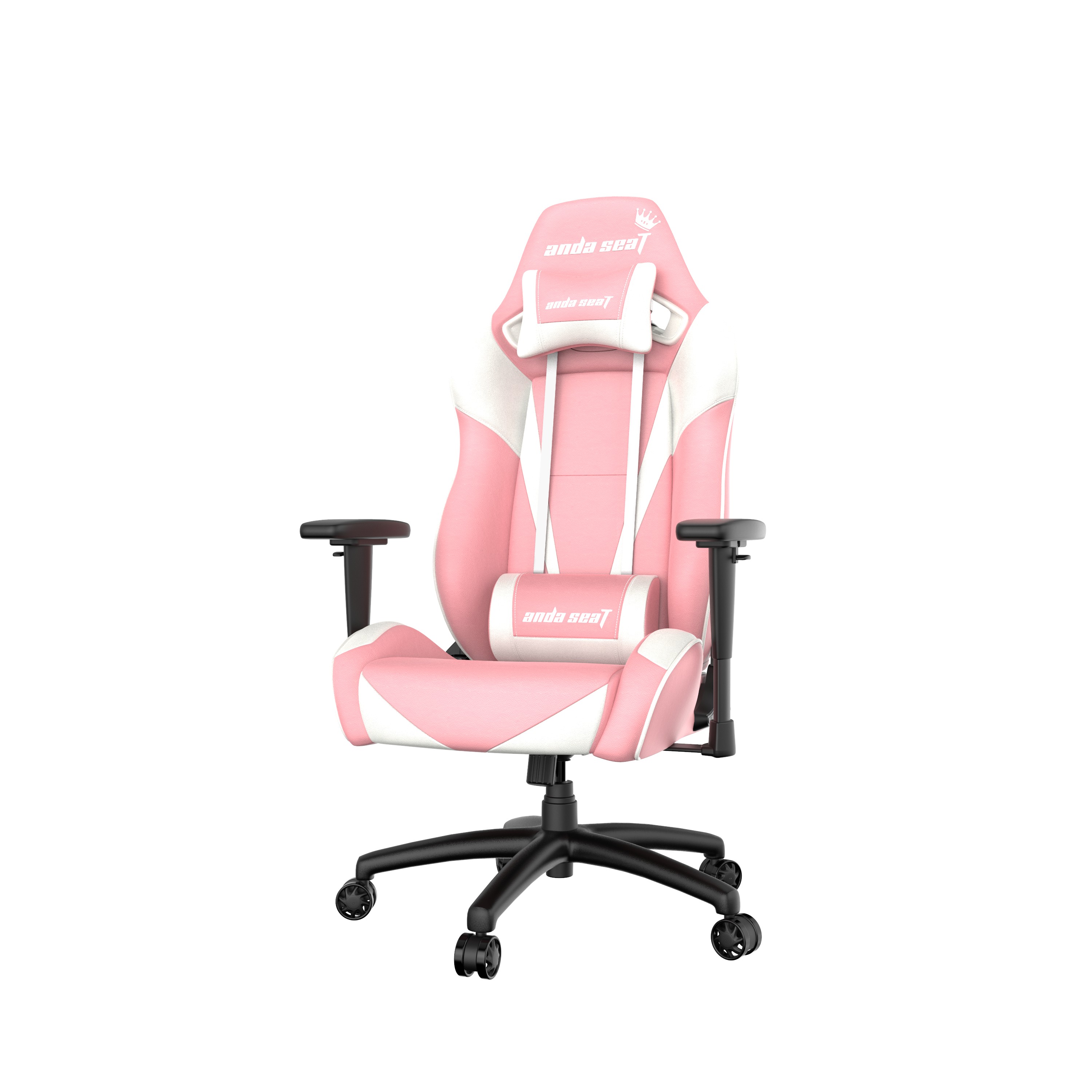 Andaseat Pretty In Pink Gaming Chair Pink White Nordic Game Supply
