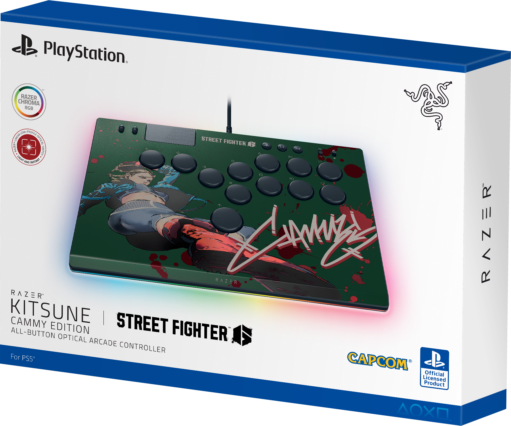 The Razer Kitsune is a leverless arcade controller for PS5 and PC
